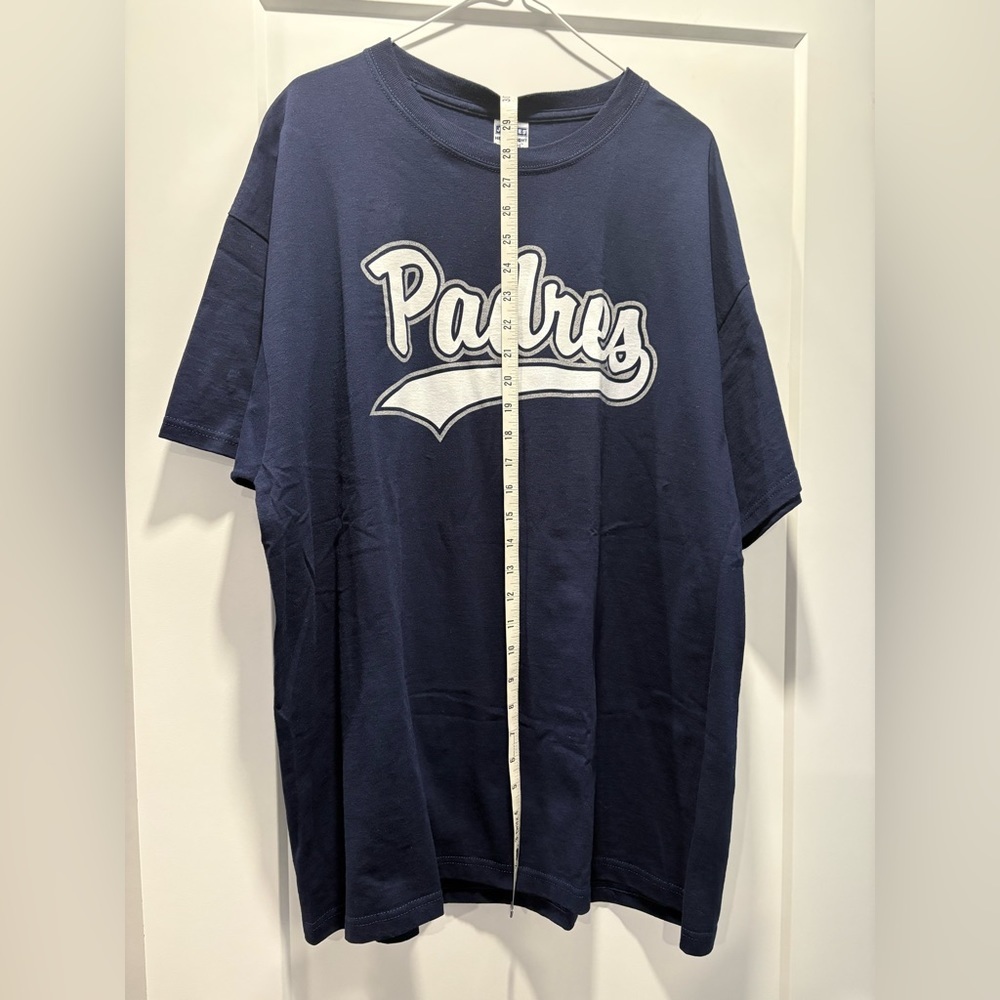 PADRES | Navy Baseball Graphic T-Shirt | Men’s Size XXL - Picture 6 of 11